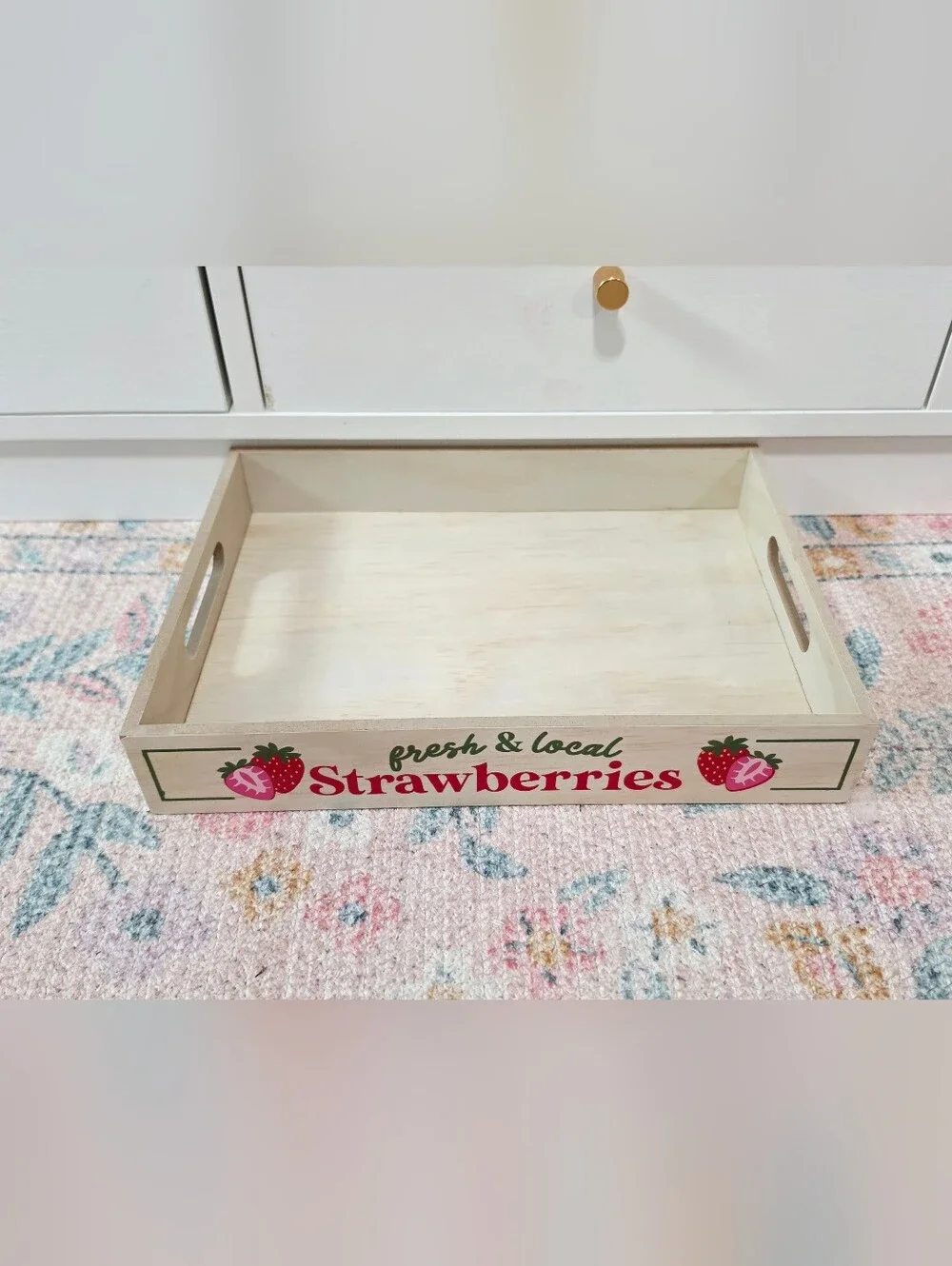 Target Bullseye Playground Summer 2026 Fresh Strawberries Wood Tray